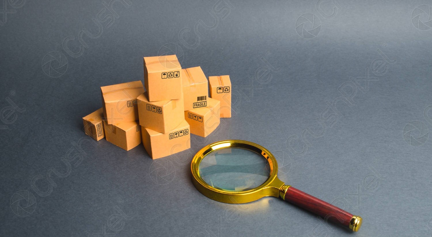 pile-boxes-magnifying-glass-concept-1501451